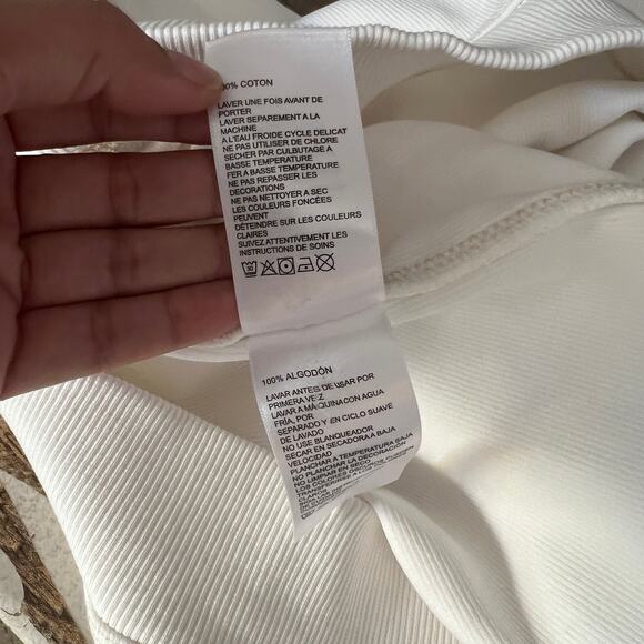 Tommy Bahama White Crewneck Cotton Sweatshirt Size Large L - Picture 8 of 9